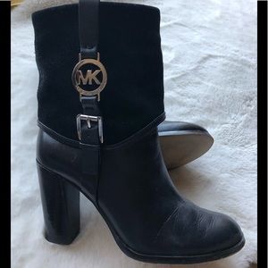 Michael Kors size 6 black leather boots